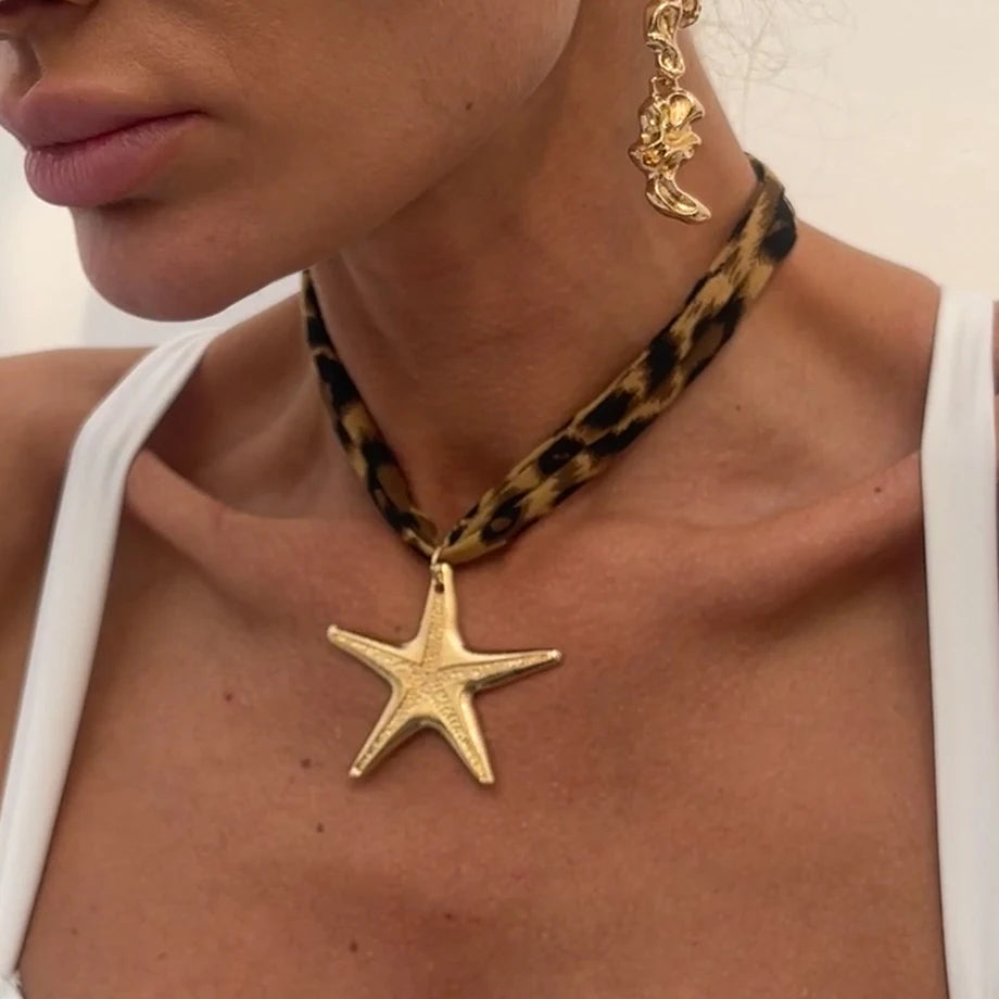 Choker z rozgwiazdą