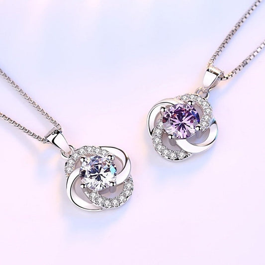 Naszyjnik z cyrkoniami