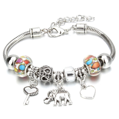 Bransoletka modułowa charms