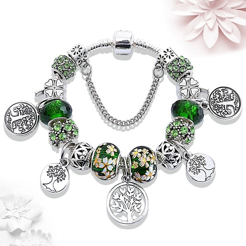 Bransoletka modułowa charms