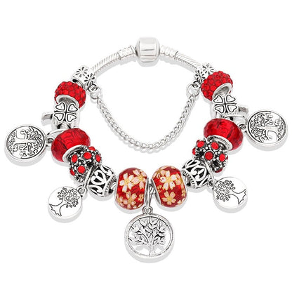 Bransoletka modułowa charms